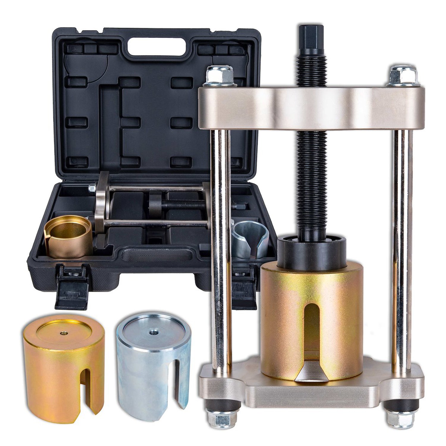 Profesionálna sada na montáž a demontáž zadných siletblokov ramien pre Ford, Mazda, Volvo