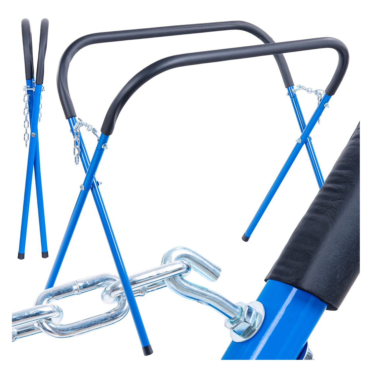 Stojan na lakovanie, skladací, nosnosť 227kg, Geko