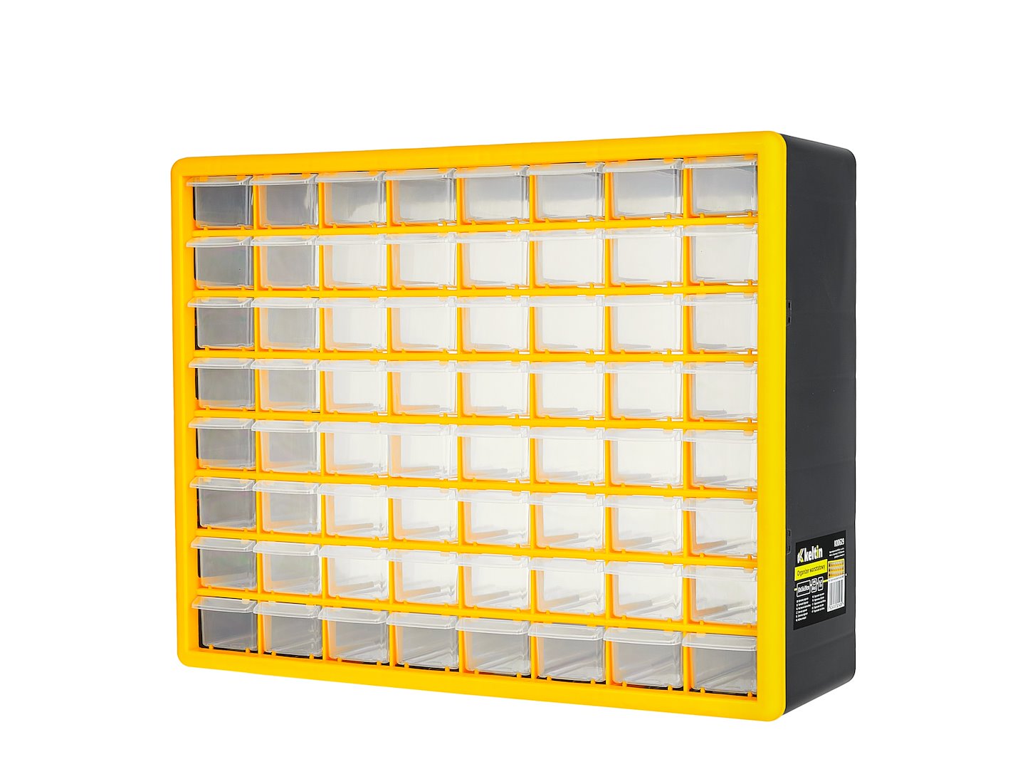Dielenský organizér so zásuvkami 50 × 16 × 39cm, 64 zásuviek, Keltin