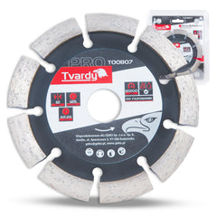 Segmentový diamantový kotúč 125 x 12 x 22,23mm, Tvardy