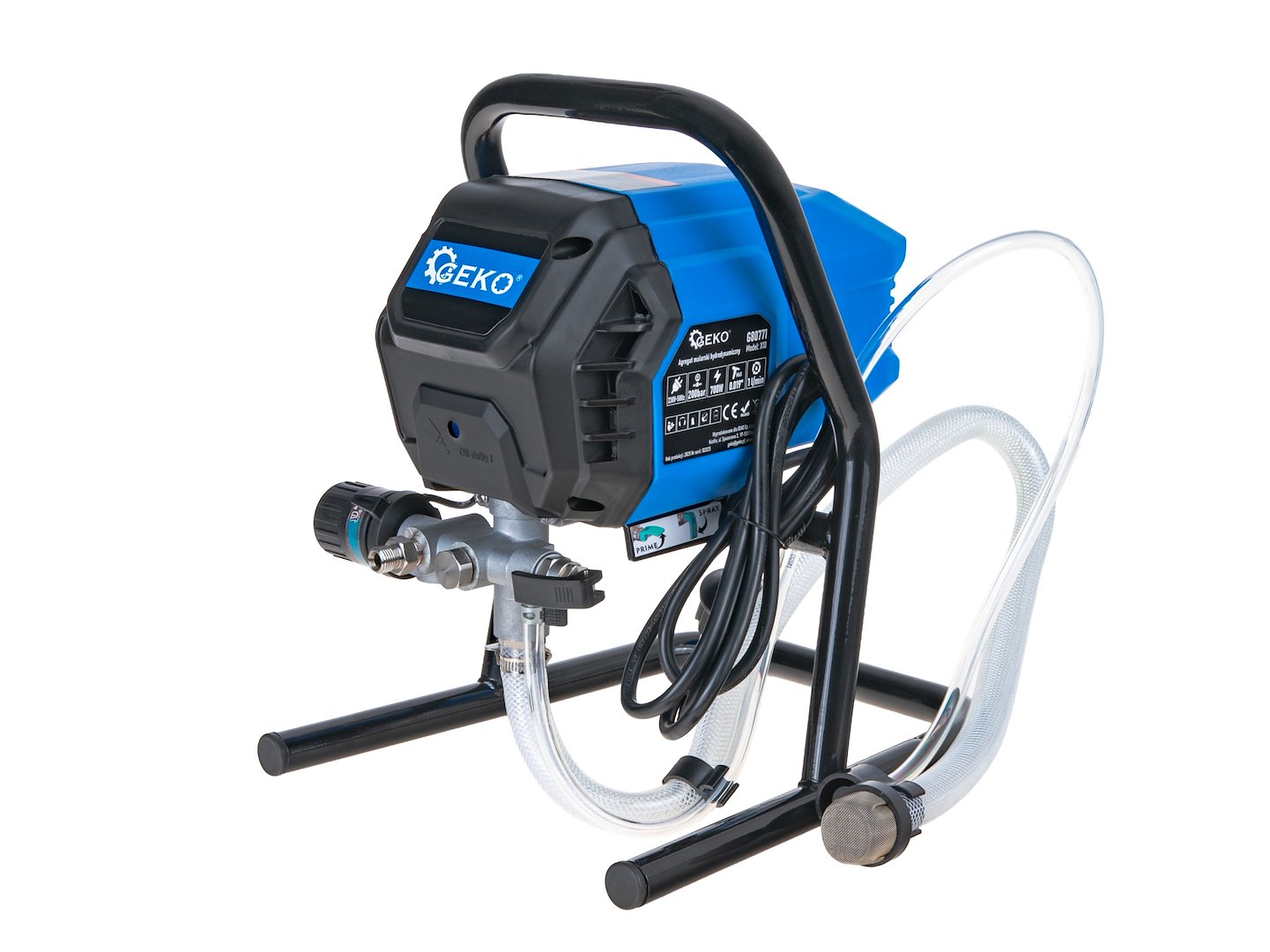Airless maliarske striekacie zariadenie X10, 700W, 200bar, 1l/min, hadica 7,5m, tryska 517 700W