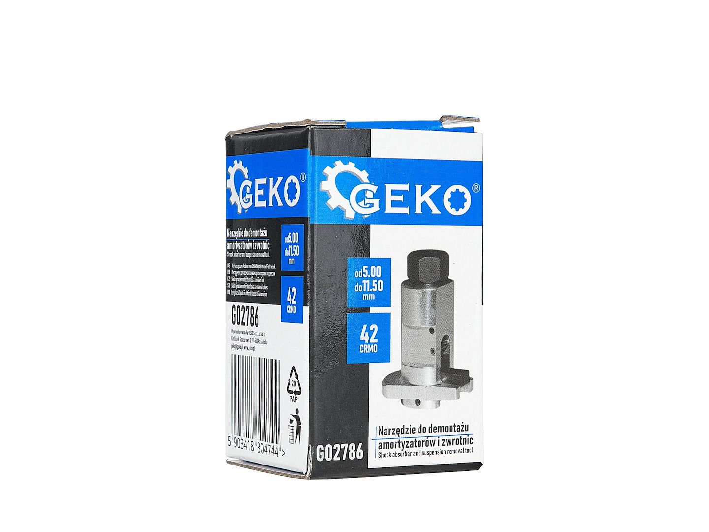 Separátor - oddeľovač na demontáž tlmiča z otočného čapu 5 - 11,5mm, Geko