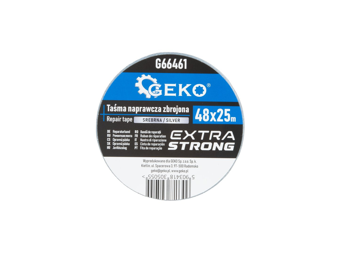 Vystužená lepiaca páska 48mm x 25m, Geko