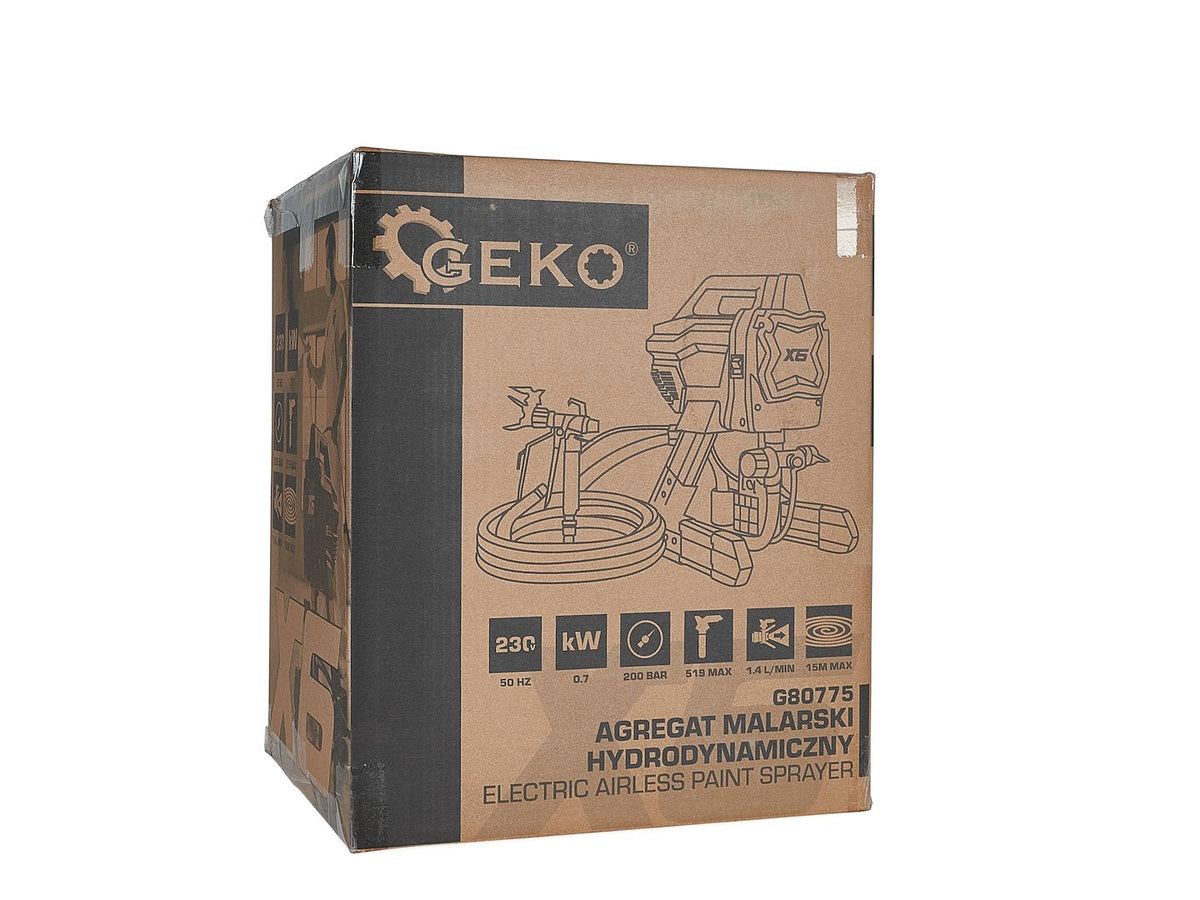 Airless hydrodynamický maliarsky agregát X6 Geko