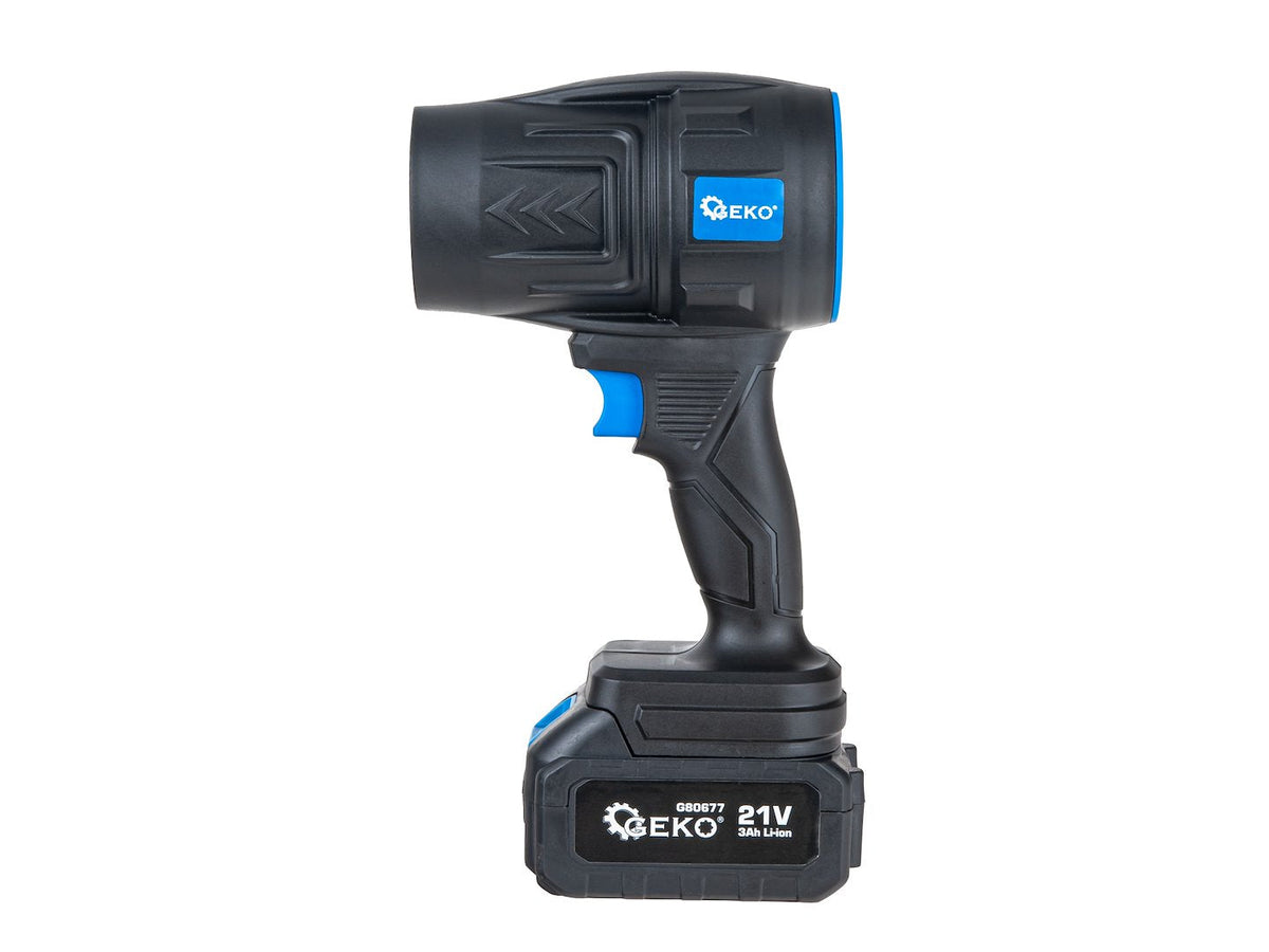 Prenosný akumulátorový fukár 2x4,0Ah, 21V Geko
