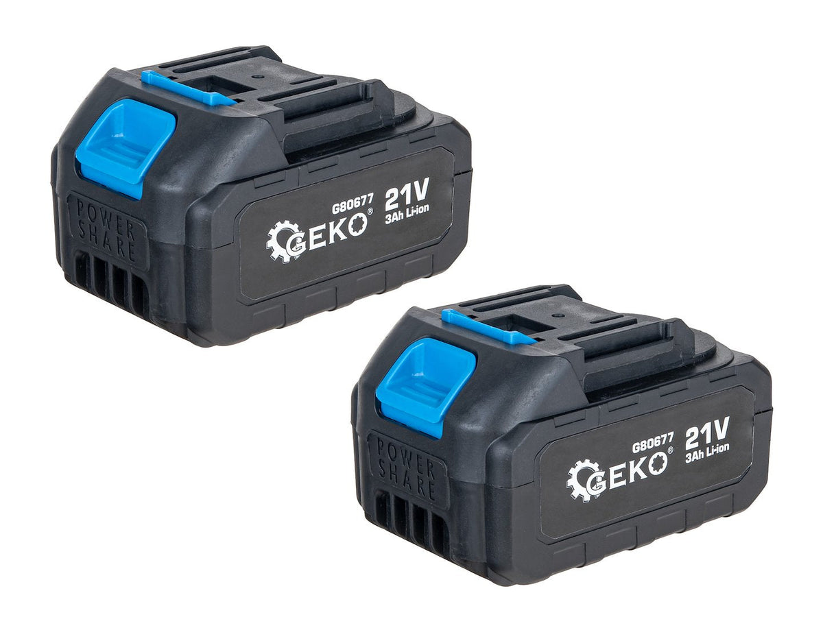 Prenosný akumulátorový fukár 2x4,0Ah, 21V Geko