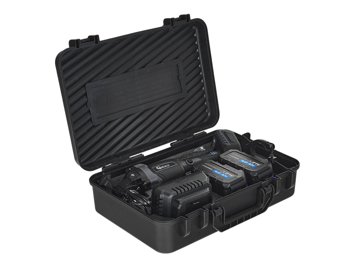 Akumulátorová uhlová brúska - flexa 125mm 950W 21V 4Ah Geko