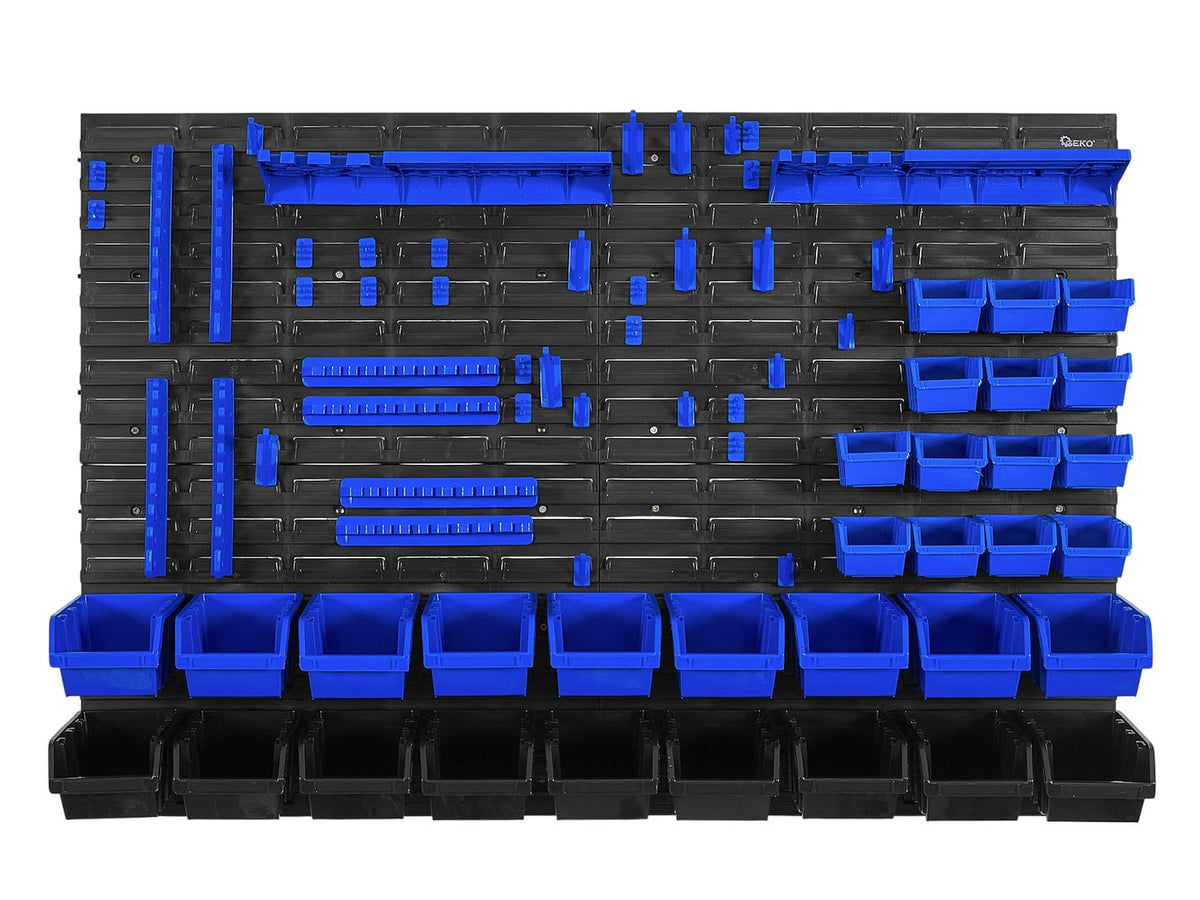Nástenný organizér na náradie s úložnými boxmi 1152x780mm, 78ks Geko