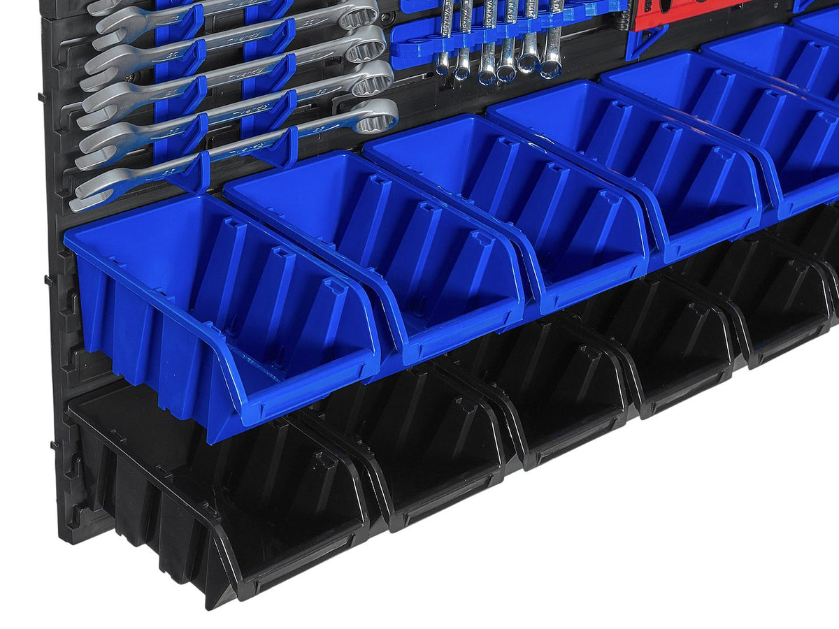 Nástenný organizér na náradie s úložnými boxmi 1152x780mm, 78ks Geko