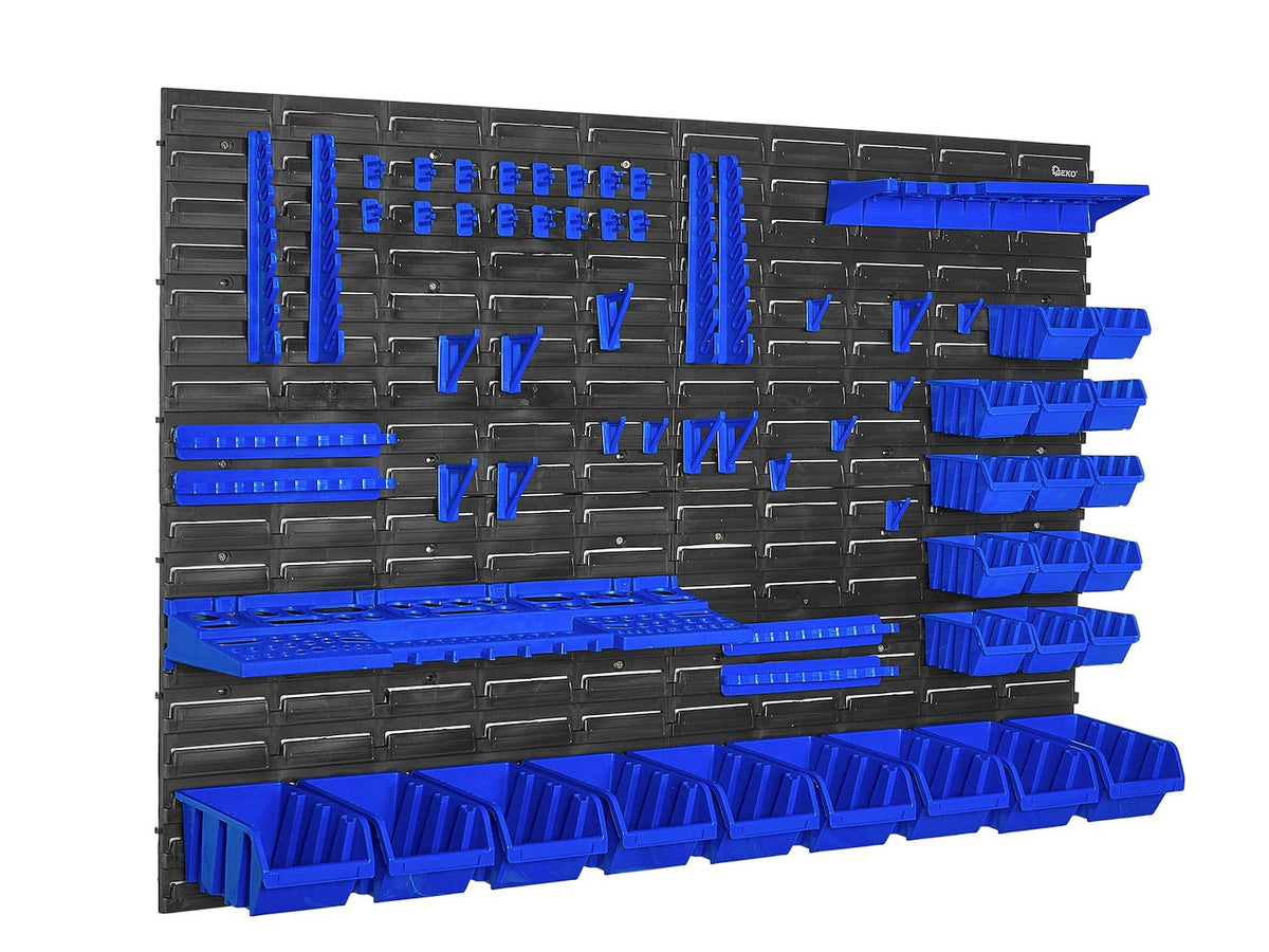 Nástenný organizér na náradie s úložnými boxmi 1152x780mm, 69ks Geko