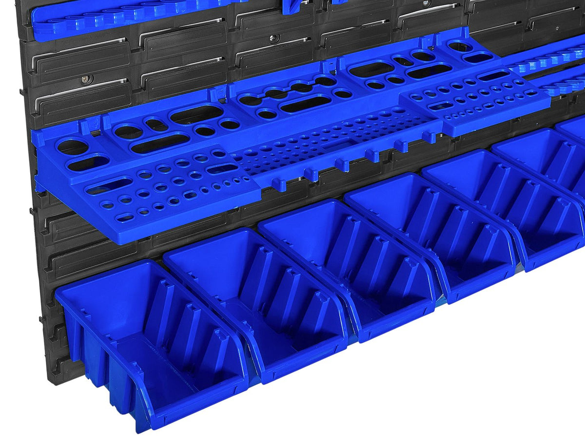 Nástenný organizér na náradie s úložnými boxmi 1152x780mm, 69ks Geko