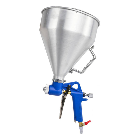 Pneumatická pištoľ na omietku, stierku, farbu, sadru, tryska 4-6-8mm, kovová nádržka 4,5l