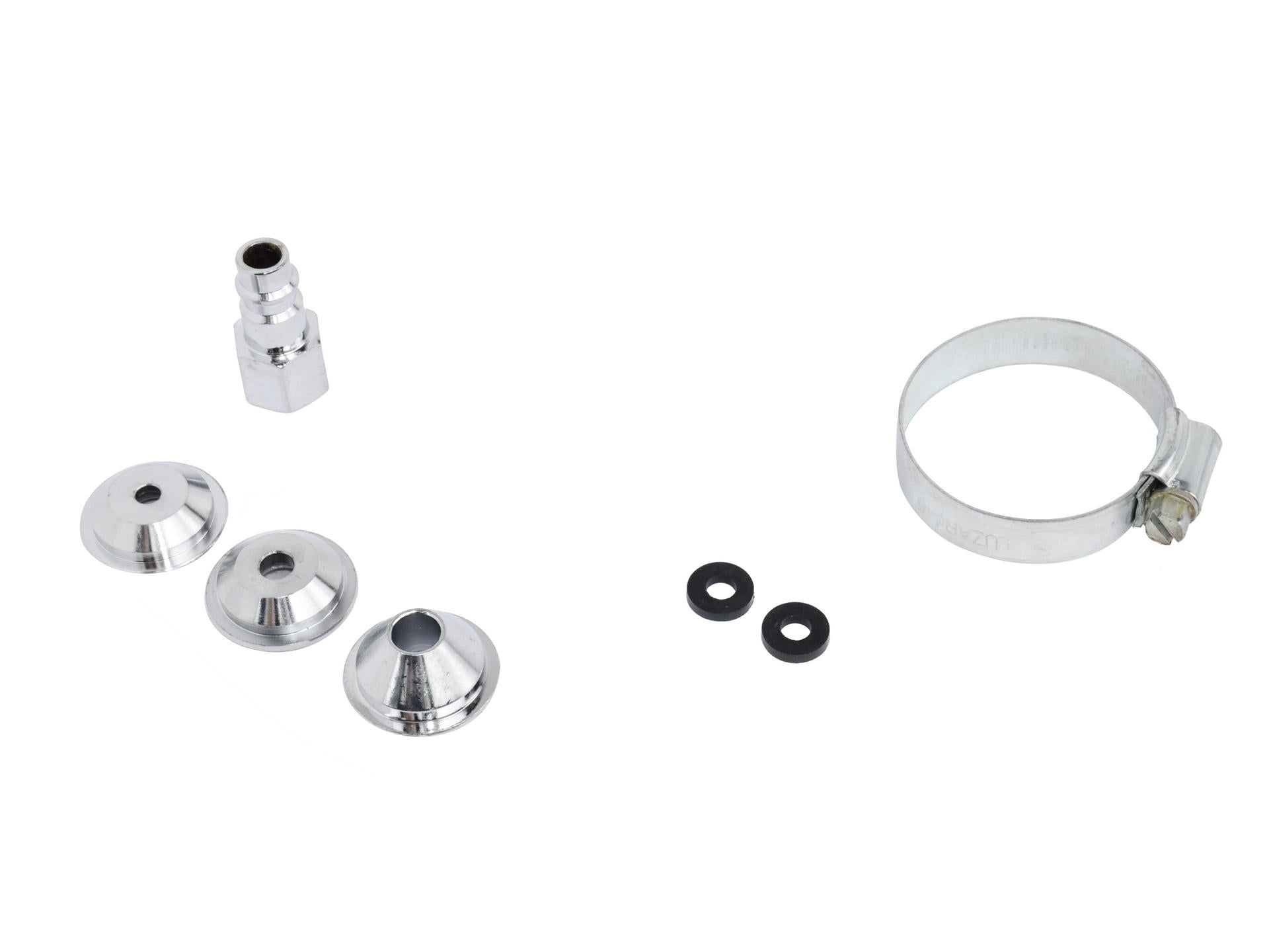 Pneumatická pištoľ na omietku, stierku, farbu, sadru, tryska 4-6-8mm, kovová nádržka 4,5l