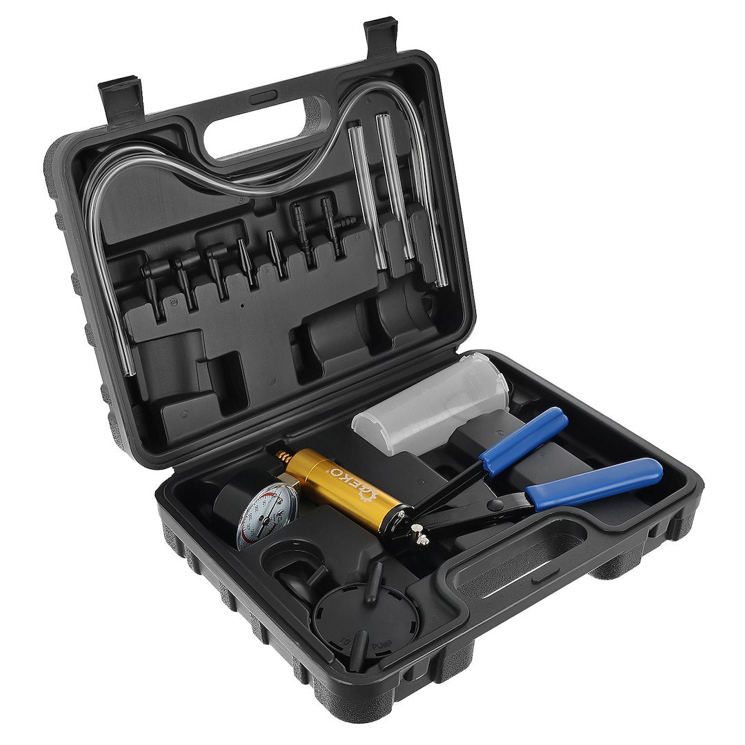 Zariadenie na odvzdušňovanie brzdovej kvapaliny s podtlakom