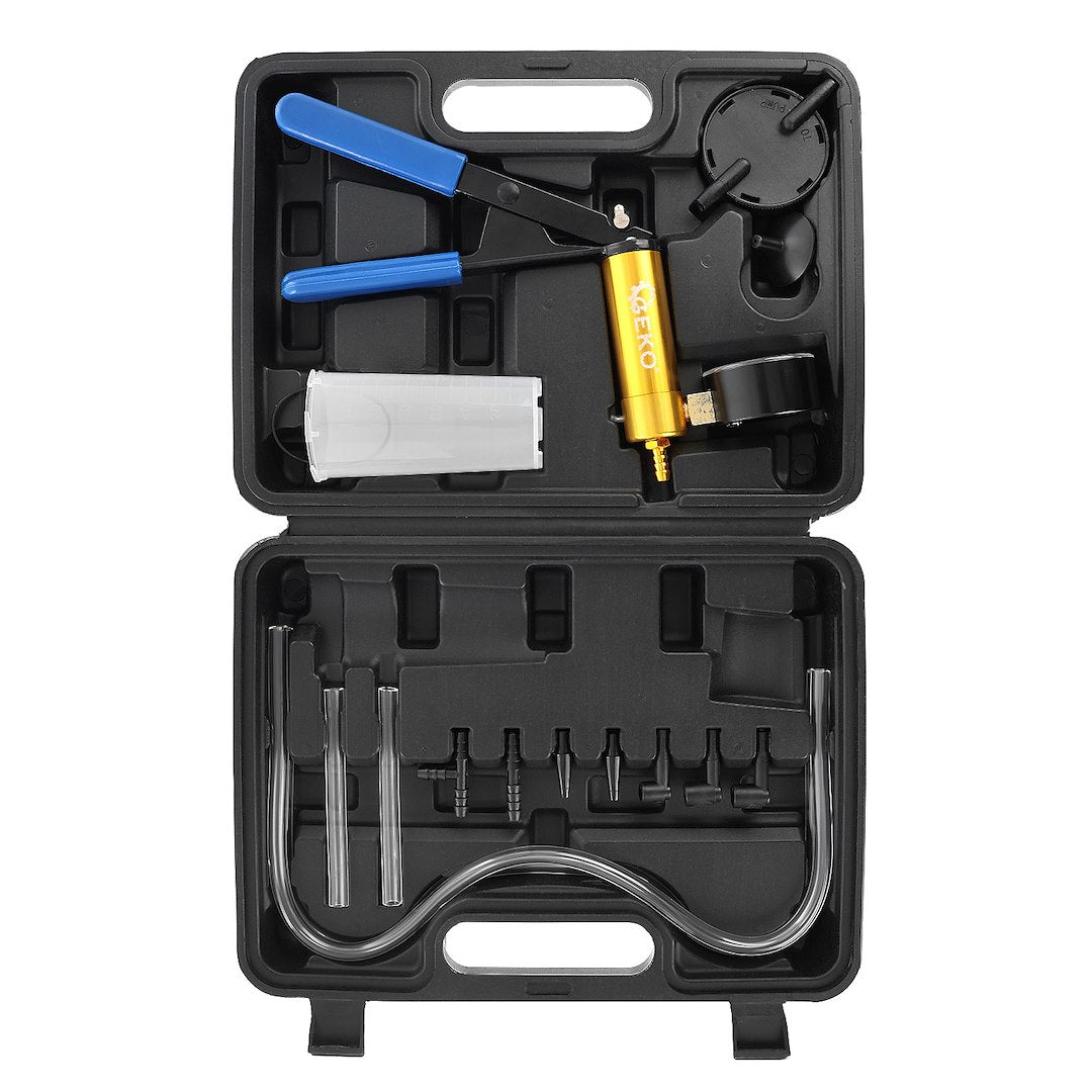 Zariadenie na odvzdušňovanie brzdovej kvapaliny s podtlakom