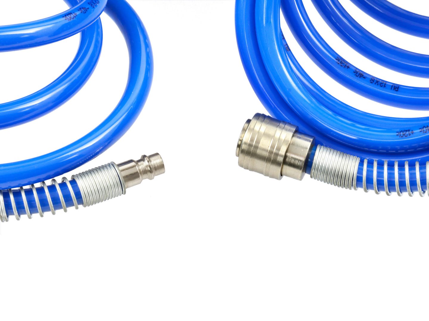 Špirálová hadica na vzduch 20 m priemer 8 × 12 mm s rýchlospojkami