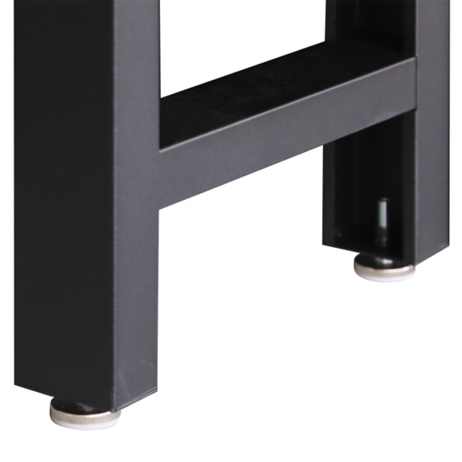 Premium zostava dielenského nábytku, kovová, 8 dielov, matná čierna