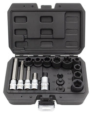 Sada špeciálnych nadstavcov - nástrčných hlavíc na brzdové strmene, 17ks