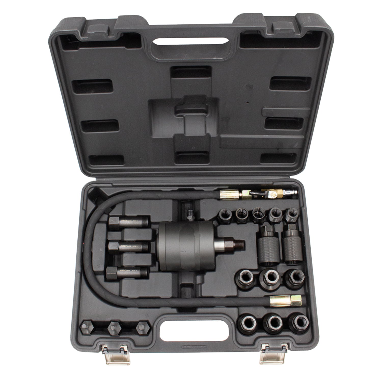 Sada pneumatického sťahováka vstrekovačov, 1000Nm, 21ks - Bosch, Delphi, Denso, Siemens