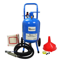 Mobilná exteriérová pieskovačka 19l Geko