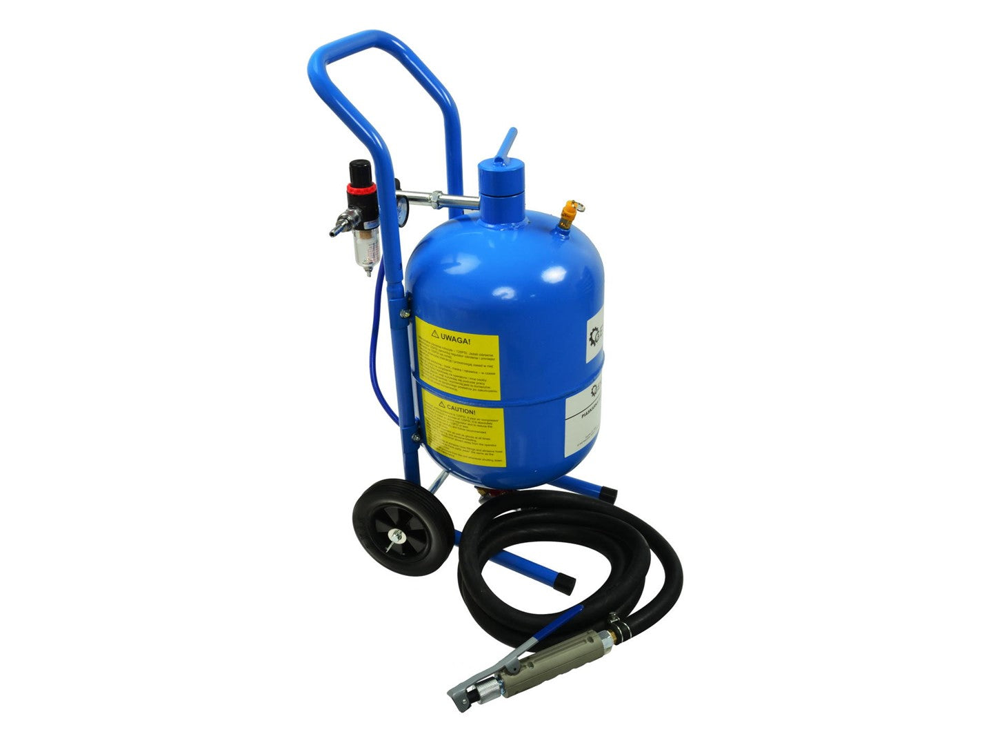 Mobilná exteriérová pieskovačka 19l Geko