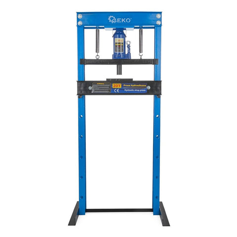 Stojanový lis 20t s fľaškovým zdvihákom Geko