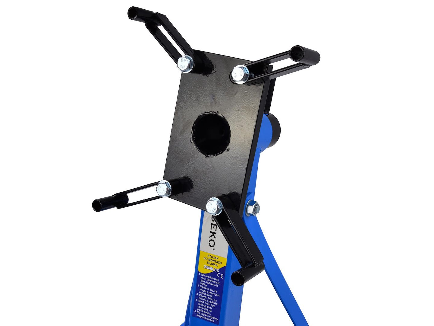 Otočný skladací stojan - držiak na motor 900kg