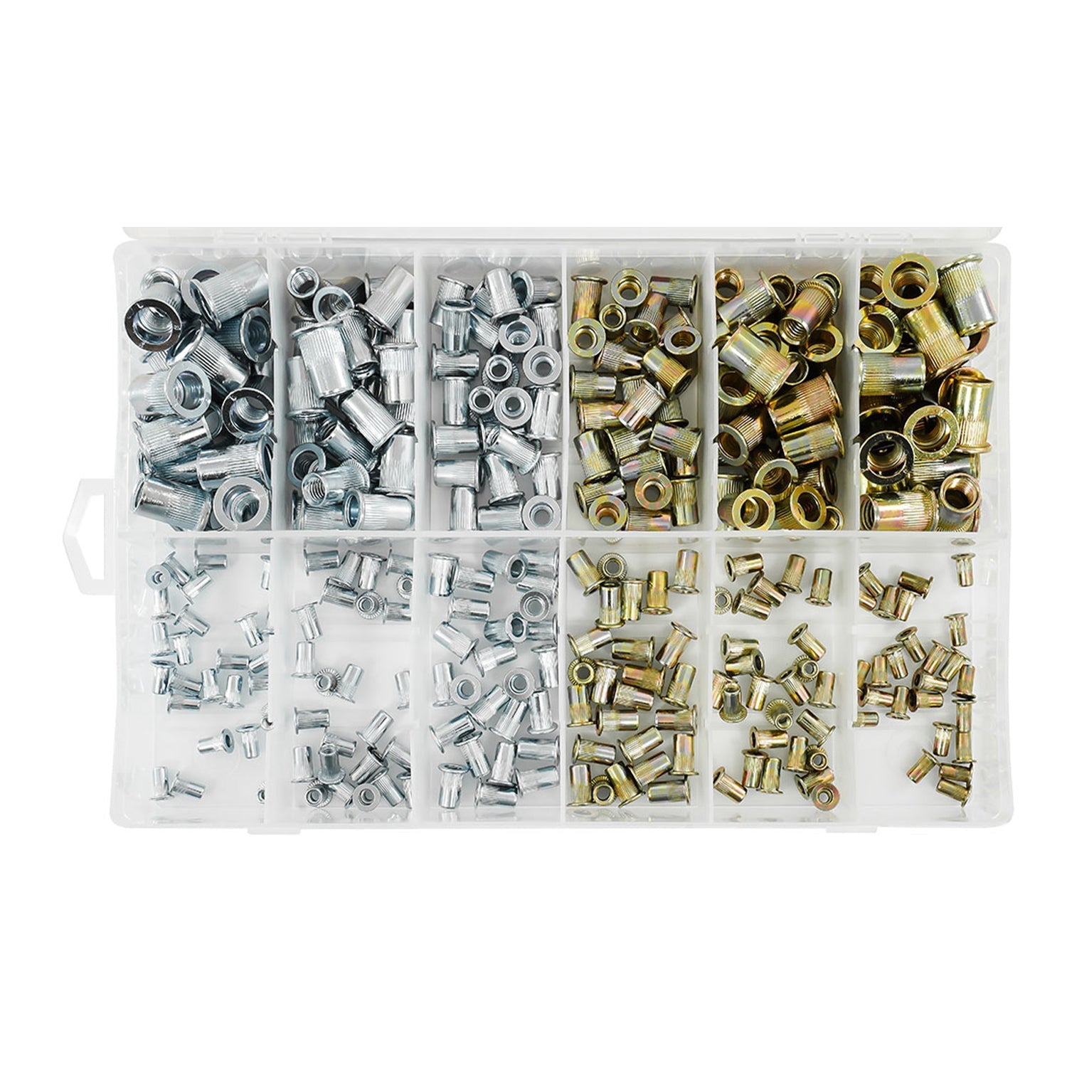 Sada nitovacích matíc M3 - M10, 300 kusov DEGET