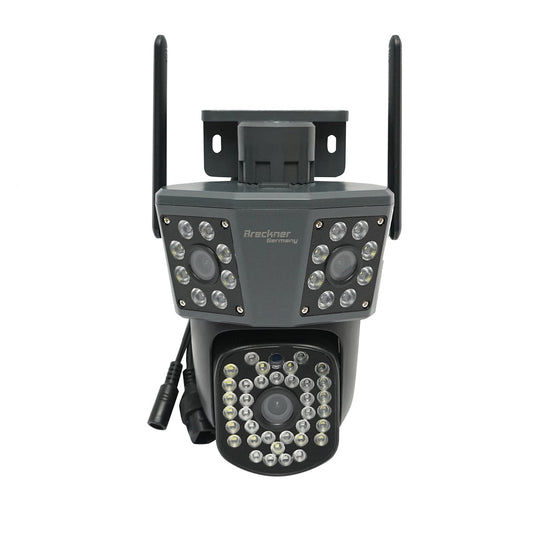 Bezpečnostná kamera s 3 šošovkami, 3 objektívy 6 MP, Wifi 2.4GHz, otočenie 360 stupňov PTZ s pohybovým senzorom, alarmom, detekciou osôb a aplikáciou IPC360 Home