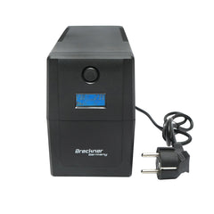 Záložný zdroj UPS 800VA/480W, batéria 9Ah, 2 zásuvky Schuko, LCD, USB, AVR Breckner Germany