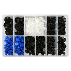 Sada plastových klipov a spôn pre Opel 300ks