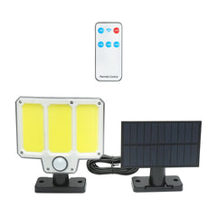 LED solárna lampa so solárnym panelom, diaľkovým ovládaním a batériou 1500mAh, IP65 Breckner Germany