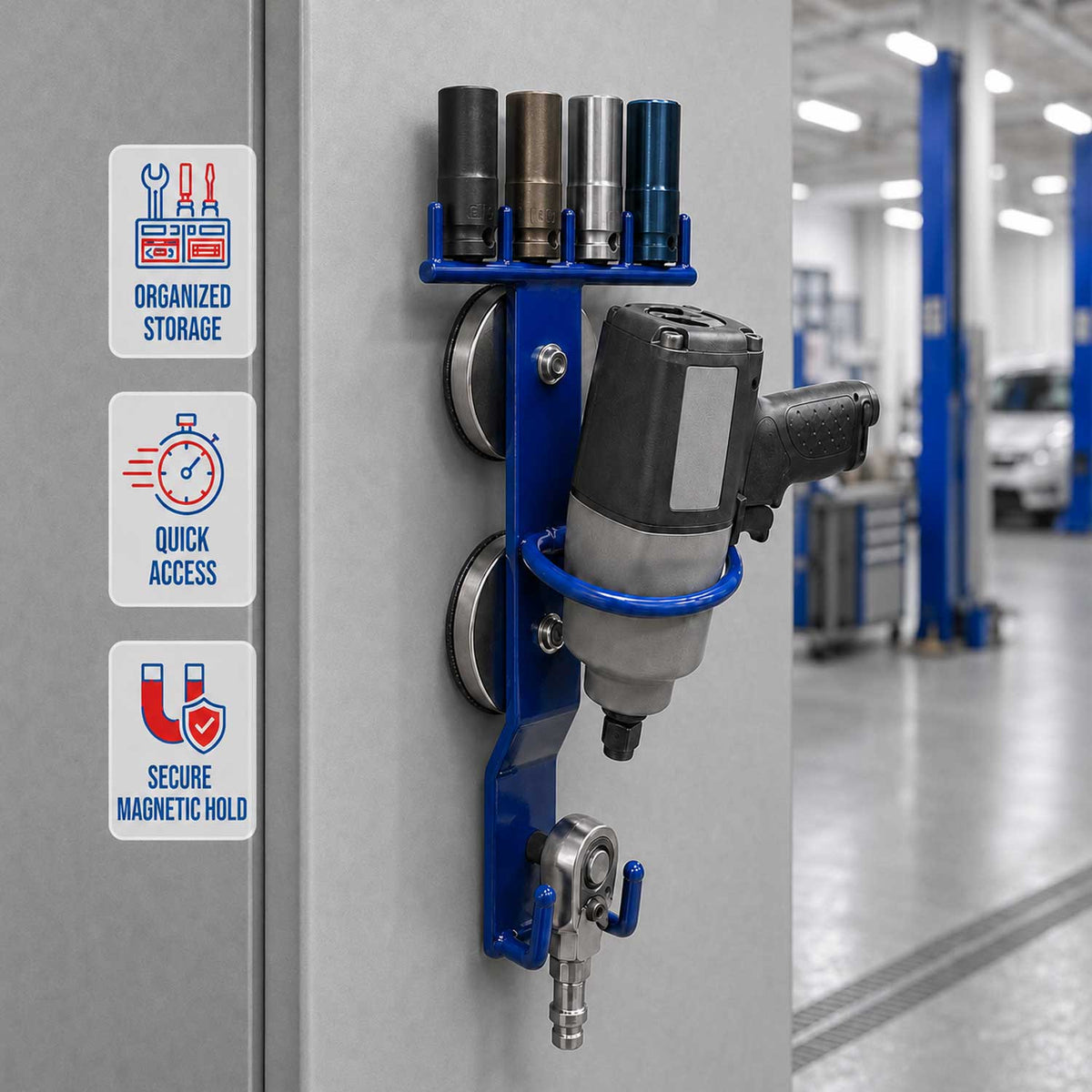 Magnetický držiak na pneumatické náradie Gebo Tools
