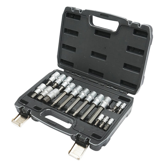 Sada 18 imbus bitov, krátkych a dlhých 1/4'' 1/2''