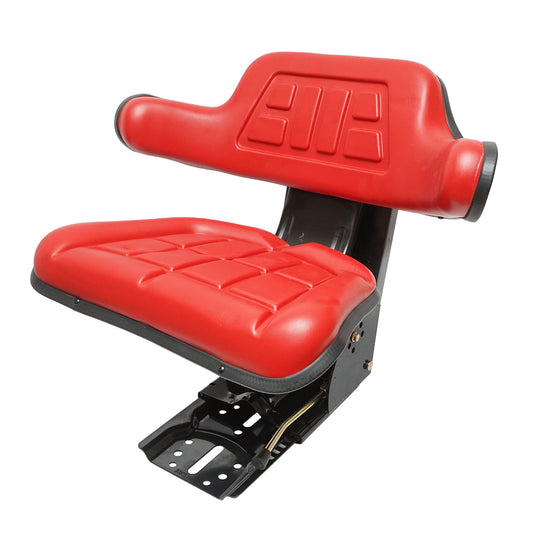 Sedadlo na traktor, červené, odpružené, 3 možnosti nastavenia, UTB U-445 a U-650