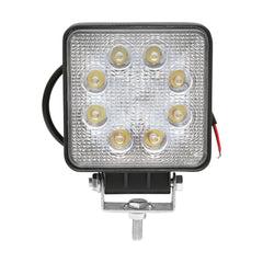 LED pracovné svetlo 8 LED, 10 - 60V, 24W, uhol svietenia 60°, štvorcové