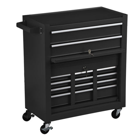 Dielenský vozík - skrinka na náradie s 8 zásuvkami 2 diely HBM