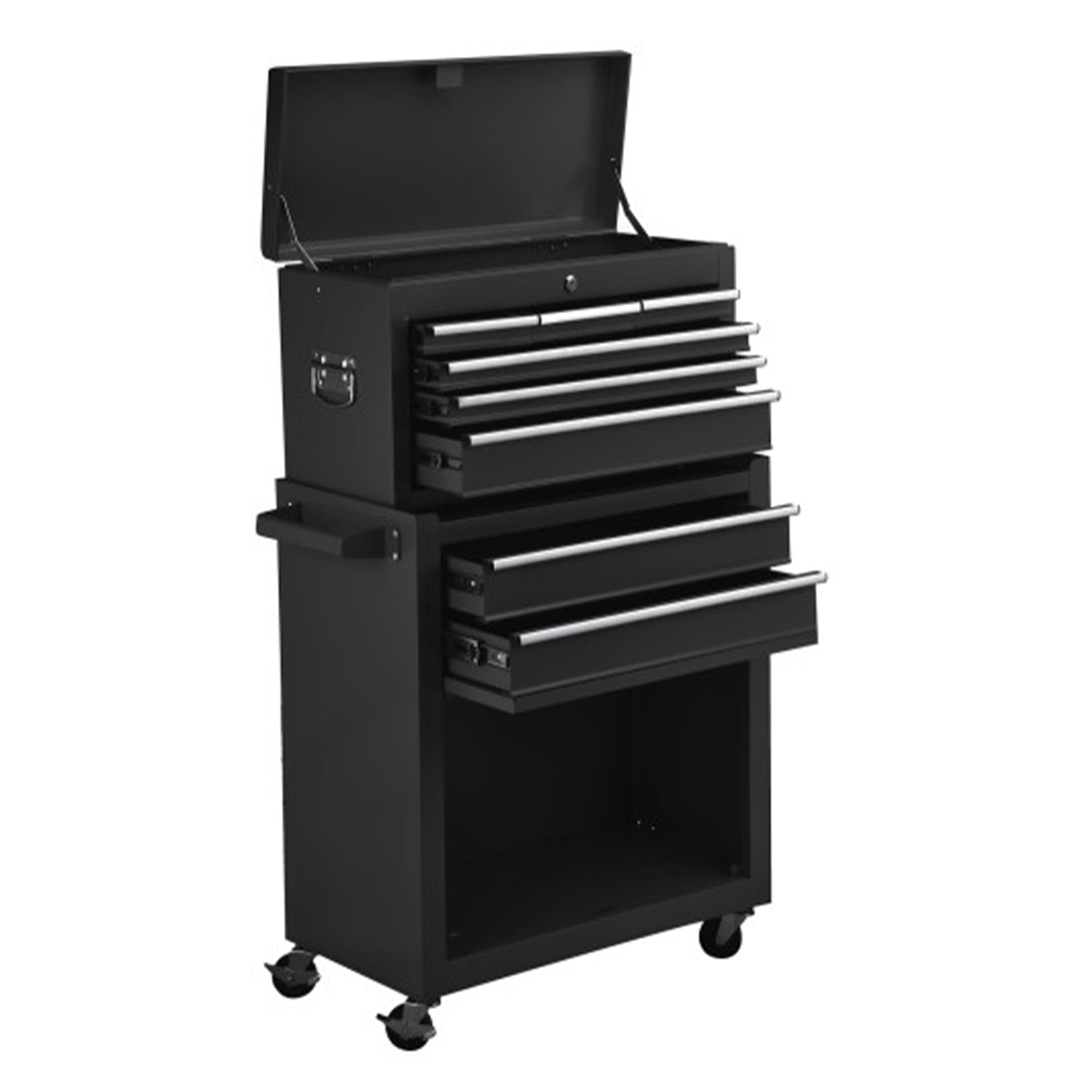 Dielenský vozík - skrinka na náradie s 8 zásuvkami 2 diely HBM