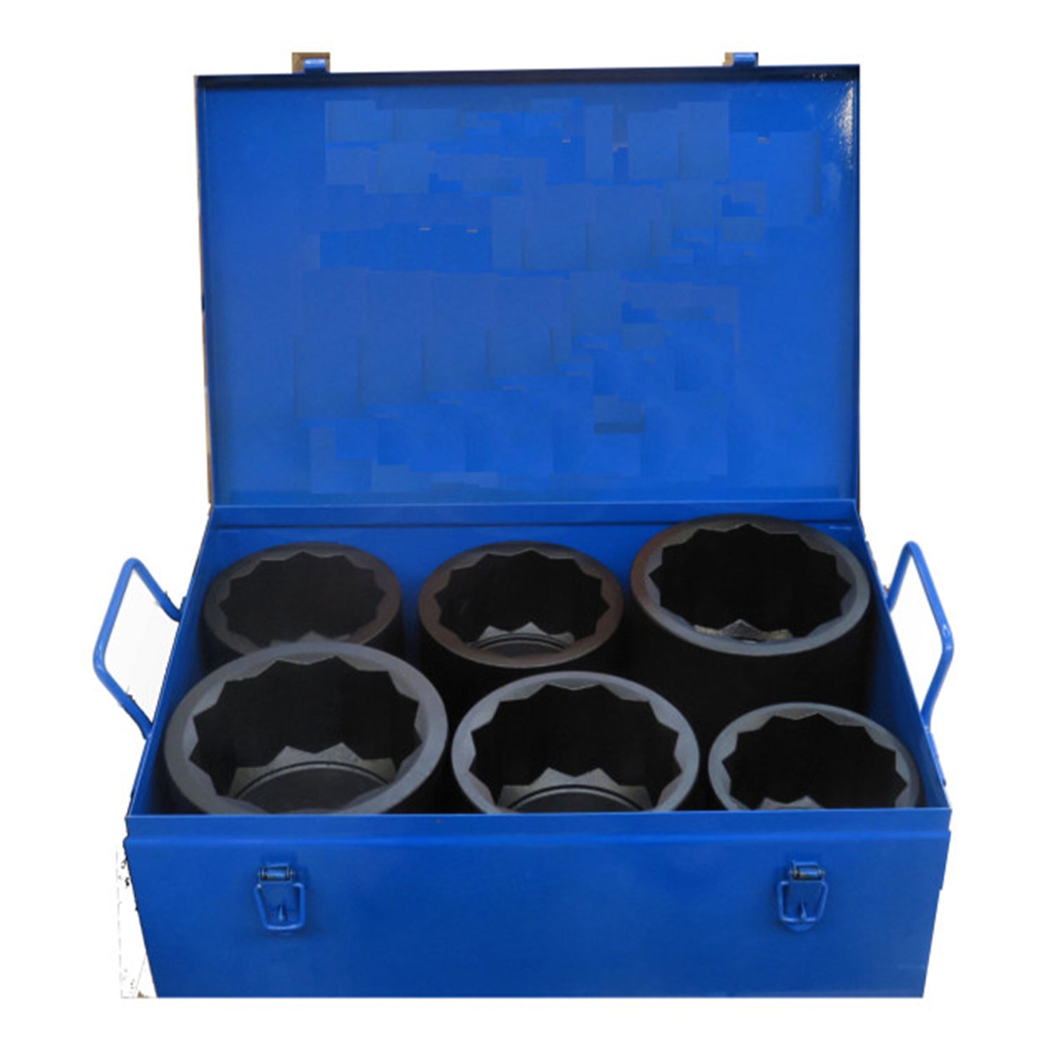 Súprava dvanásťhranných rázových nástrčných kľúčov 1'', 80–105 mm, 6 kusov