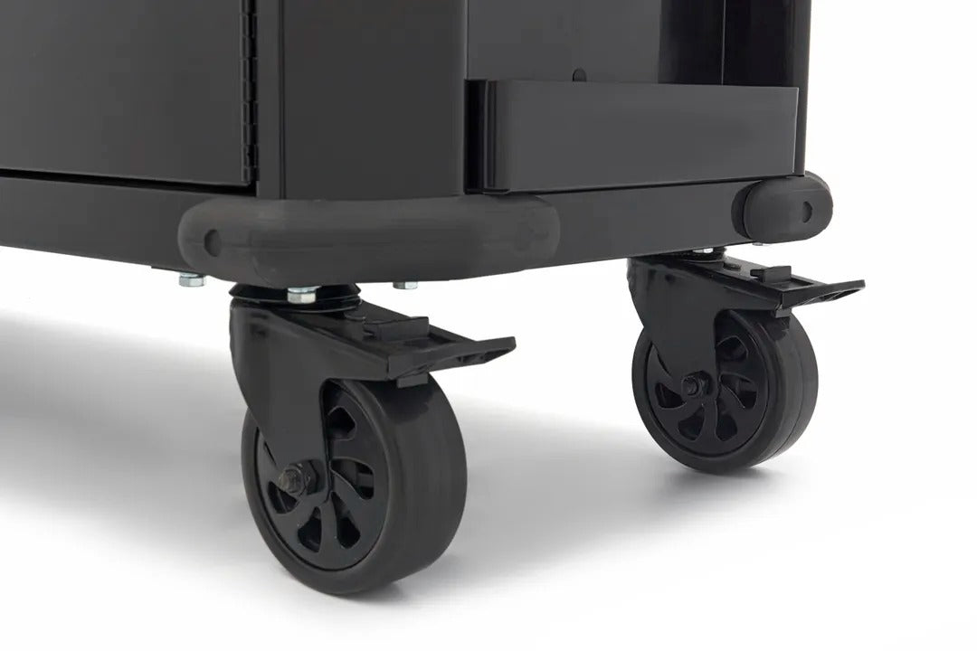 Profesionálna kovová skriňa 10 zásuviek mobilný vozík pracovný stôl 147cm, masívna drevená doska HBM holandsko