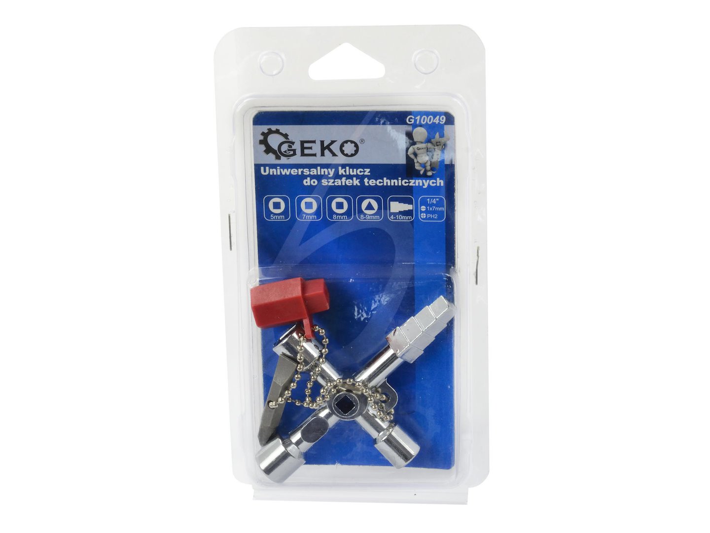 Univerzálny kľúč pre technické skrine Geko