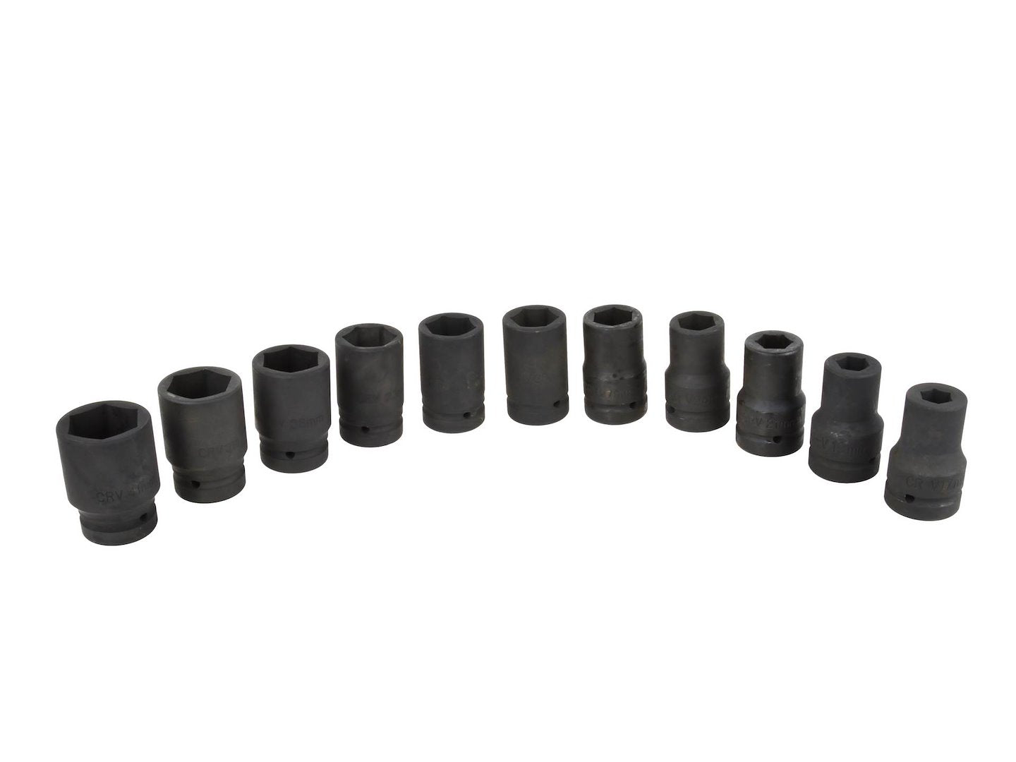 Sada rázových nástrčných hlavíc - kľúčov, 6-hran, +'', 17 - 41mm, 11ks, Geko