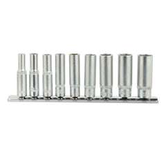 Sada dlhých nástrčných hlavíc - kľúčov, 6-hran, 1/4'', 5 - 13mm, 9ks, Geko