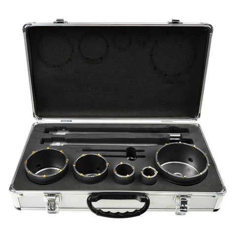 Sada vykružovacích korún na betón 9 kusov