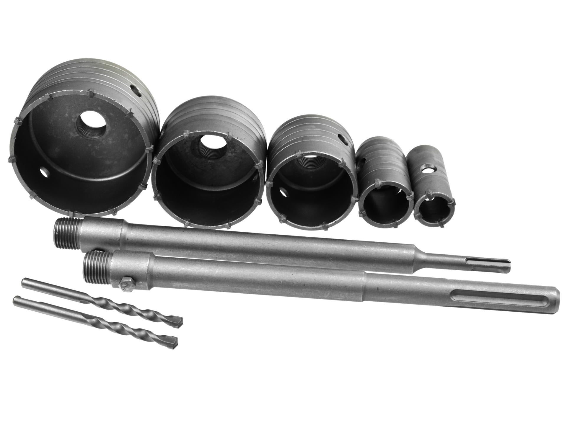 Sada vykružovacích korún na betón 9 kusov