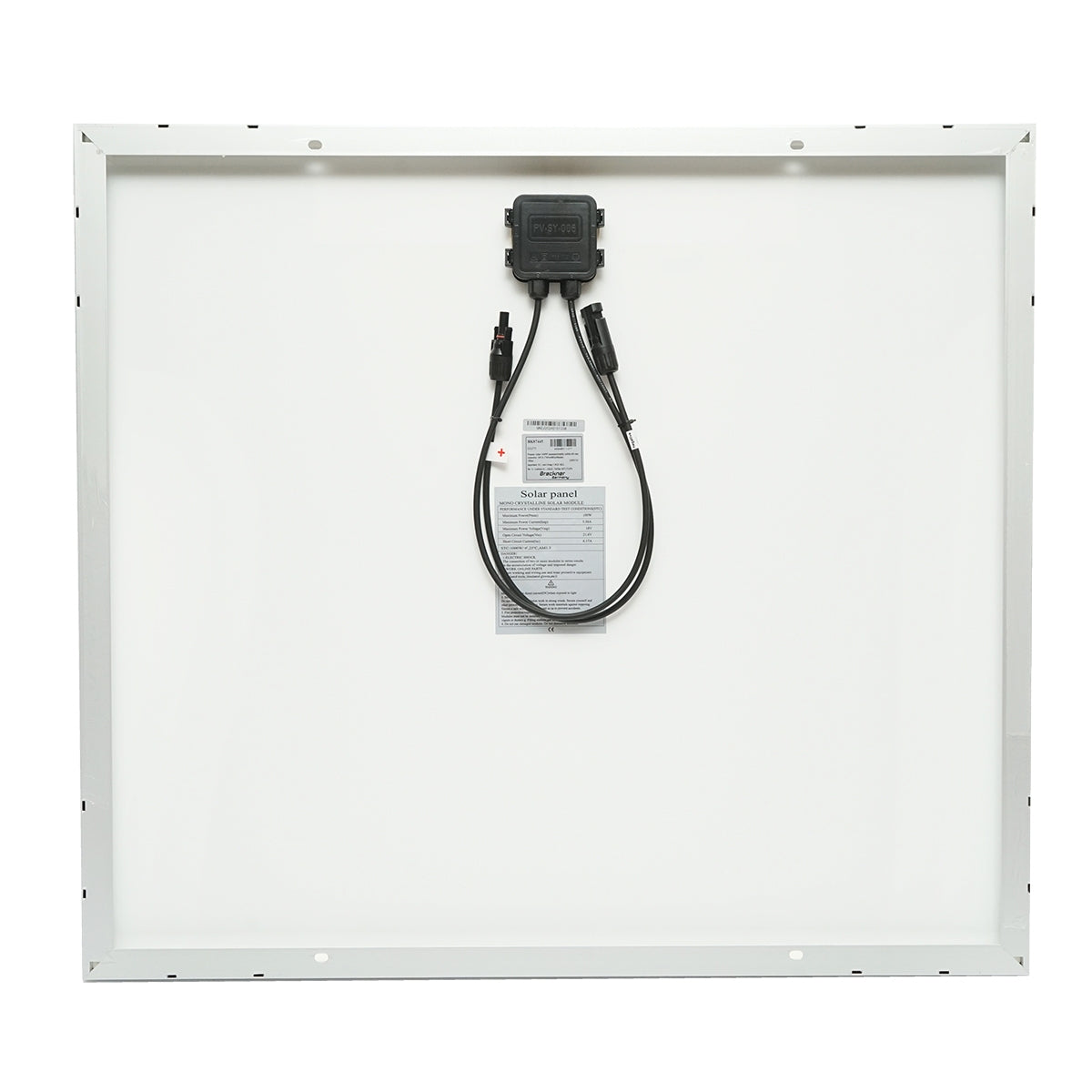 Monokryštalický fotovoltický solárny panel 100W, 760 × 680 × 30mm Breckner Germany