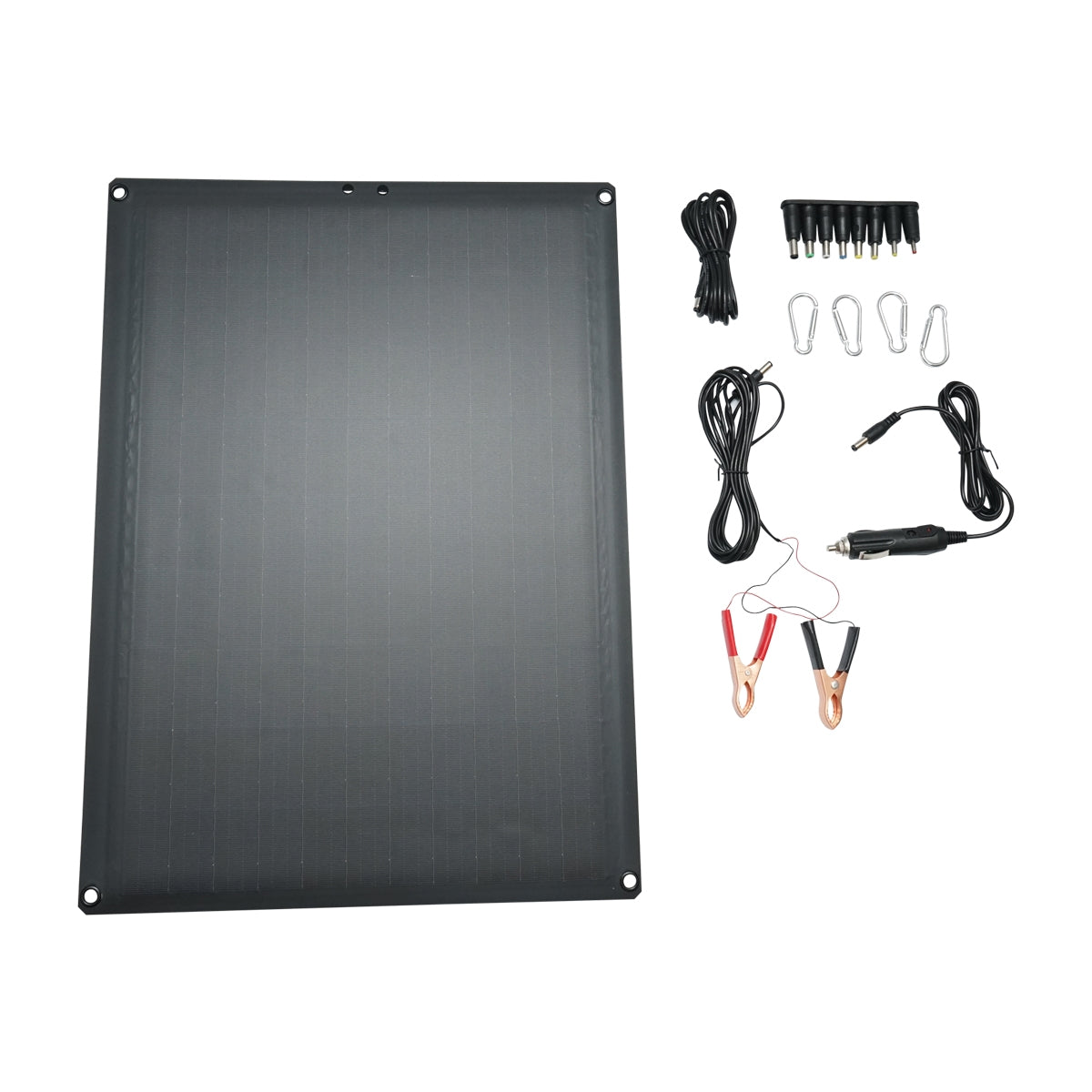 Prenosný fotovoltický solárny panel 30W s regulátorom napätia USB-C