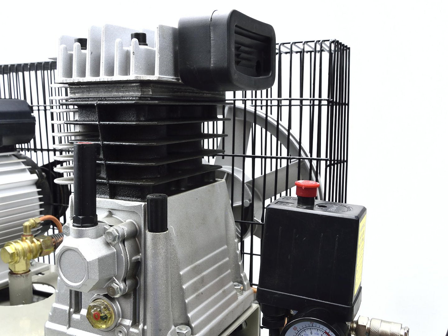 Vzduchový kompresor 100l, 390l/min, 220V, Geko
