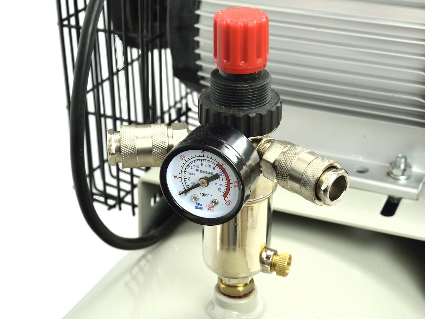 Vzduchový kompresor 100l, 390l/min, 220V, Geko