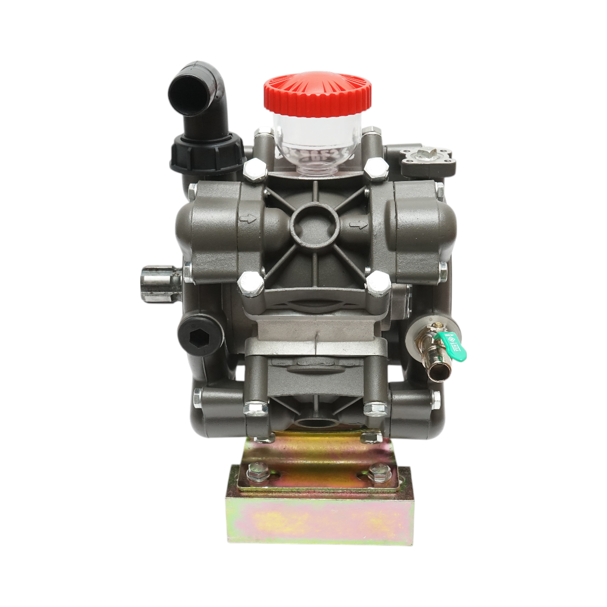 Membránové čerpadlo so 4 membránami Z=6/8,4mm, prietok 120l/min, 25bar pre postrekovač herbicídov (kompatibilné s poľským modelom)